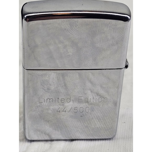 Gold and Sterling Silver Zippo Lighter Turquoise Inlay Limited Edition 44 of 500 - Picture 6 of 11